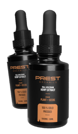 Prest Organics bottles