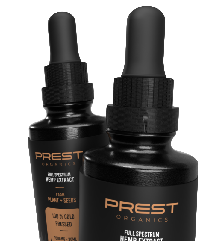 Prest Organics bottles